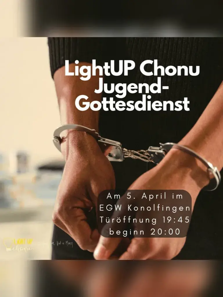 Einladung Lightup Chonu 05.04.2024 um 20 Uhr im EGW